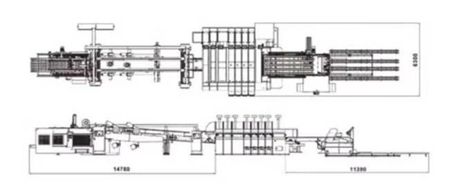 Computerized Flexo Printer Slotter Rotary Die Cutter In Line Folder Gluer Counter Ejector